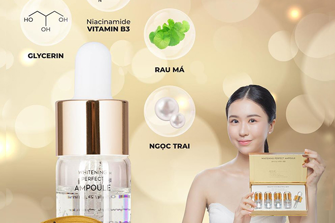 Serum dưỡng làm trắng da và chống lão hóa Hanvely với tác dụng khiến bạn bất ngờ