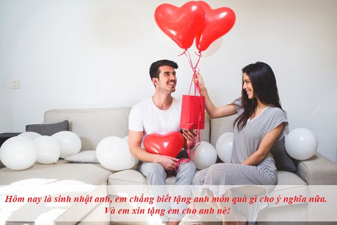 Lời chúc sinh nhật bạn trai dễ thương hài hước